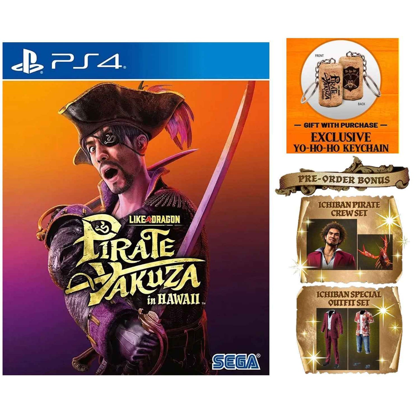 LIKE A DRAGON: PIRATE YAKUZA HAWAII PS4